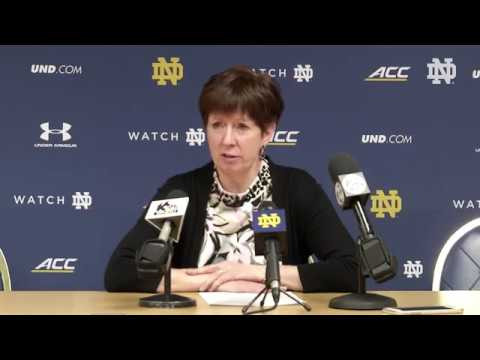 @ndwbb Muffet McGraw Post-Game Press Conference vs. NC State (2018)