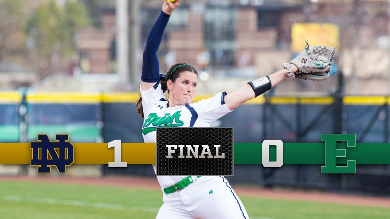 Highlights - Notre Dame Softball vs. Eastern Michigan