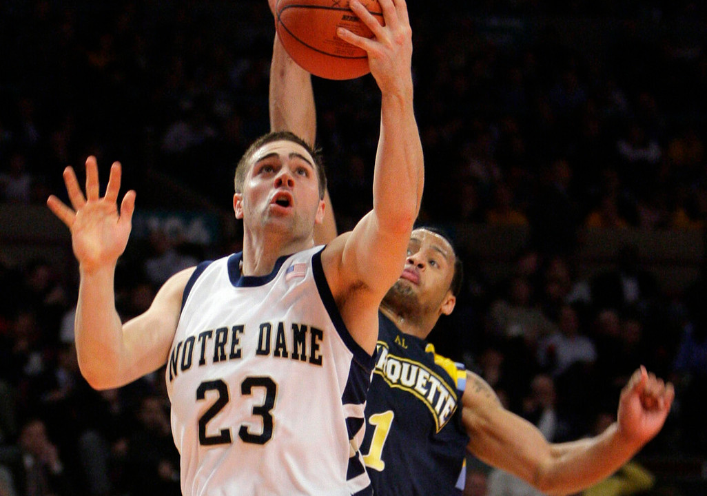 Senior Kyle McAlarney and the Fighting Irish will begin the season ranked ninth according to the Associated Press.