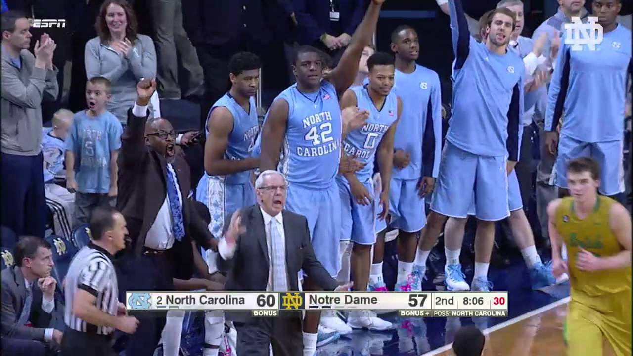 Notre Dame vs North Carolina Highlights