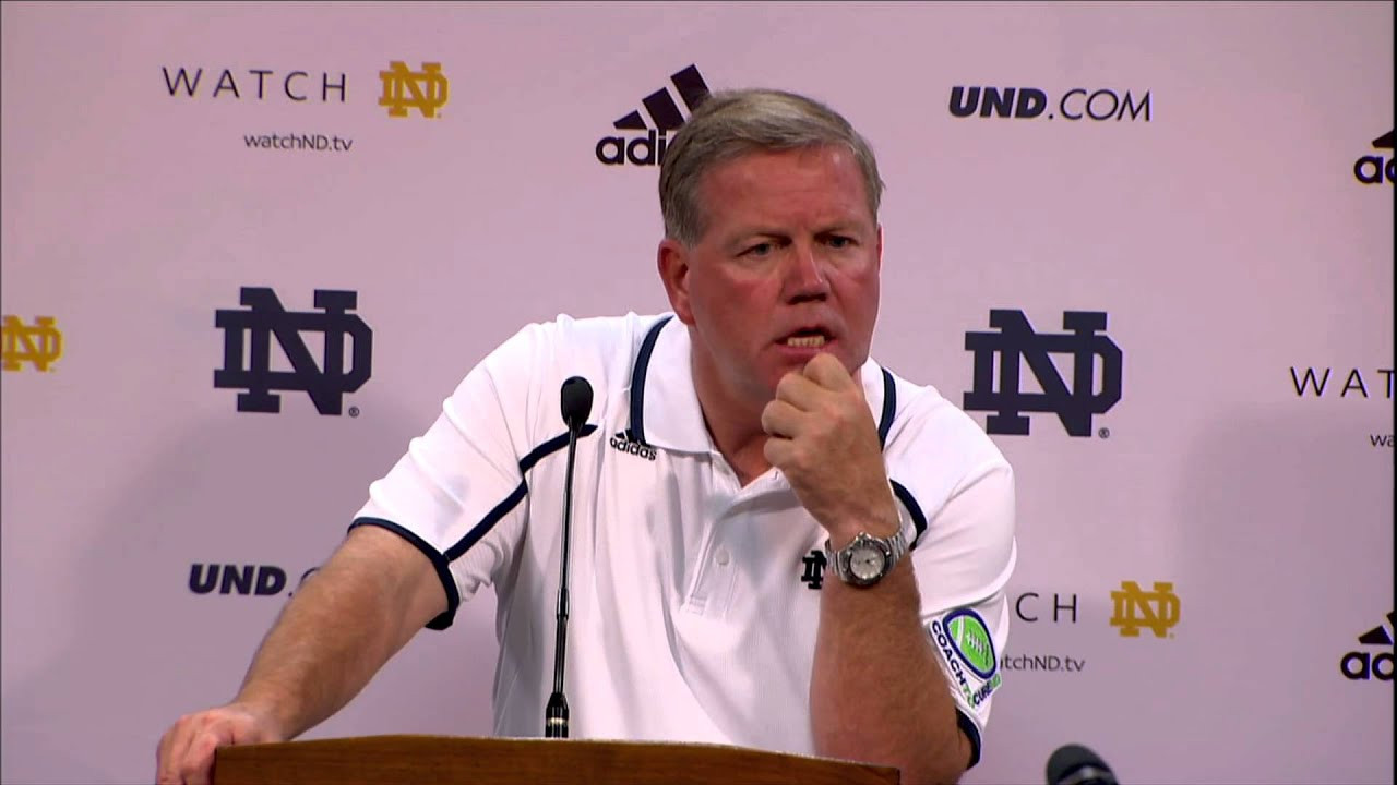 Brian Kelly Post-Game Press Conference - Oklahoma