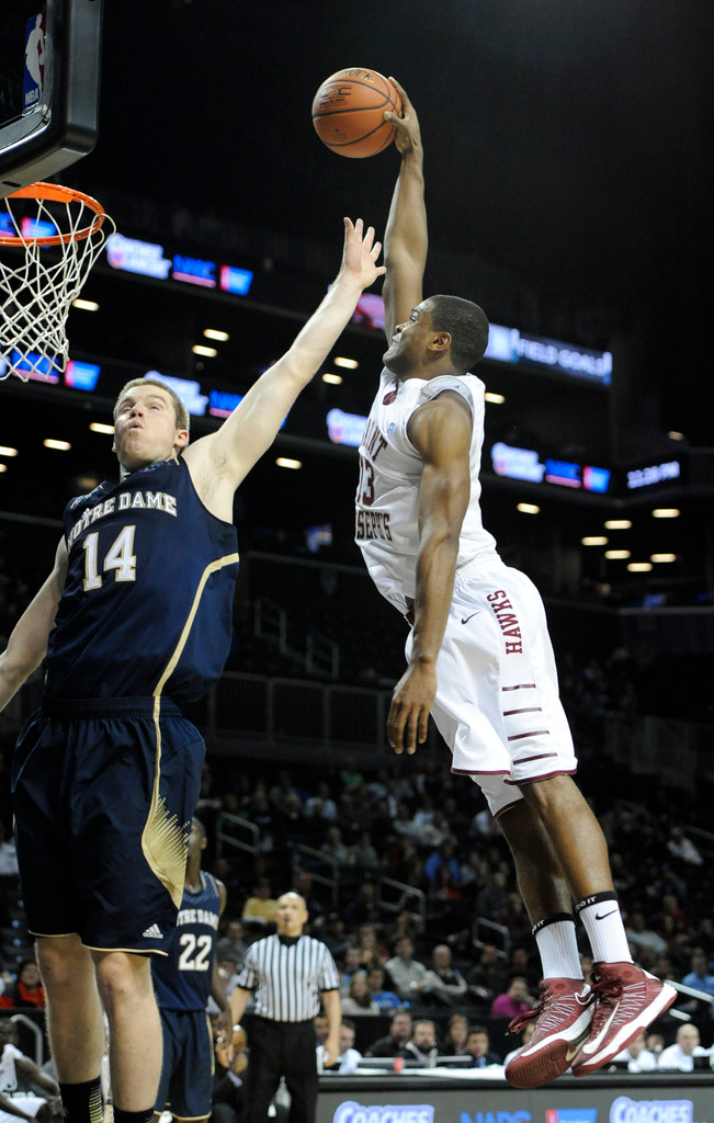 No. 20 Irish Fall In Overtime To Hawks, 79-70 (AP)