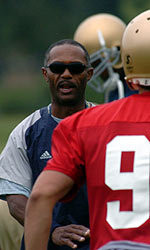 Tyrone Willingham works his way through preseason practice on Tuesday, Aug. 11.