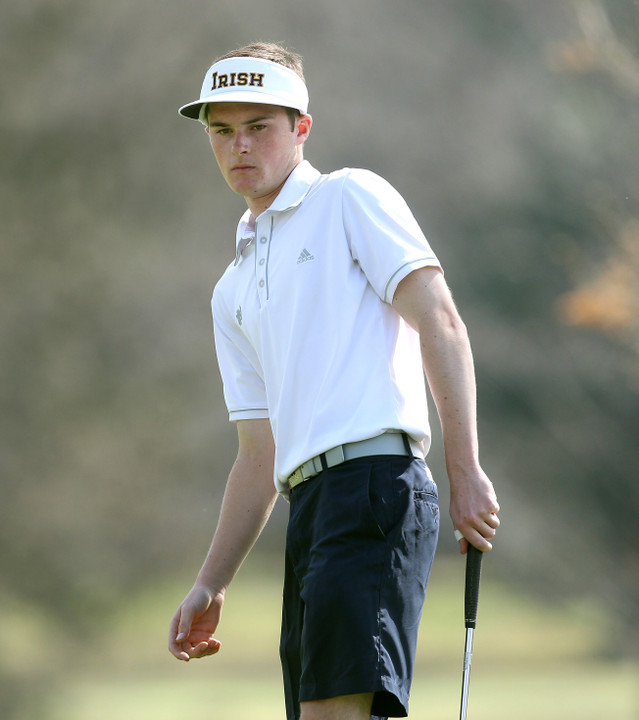 Sophomore Liam Cox paced all Notre Dame players with a morning round of 71 on day one of the Windon Memorial Classic on Sunday