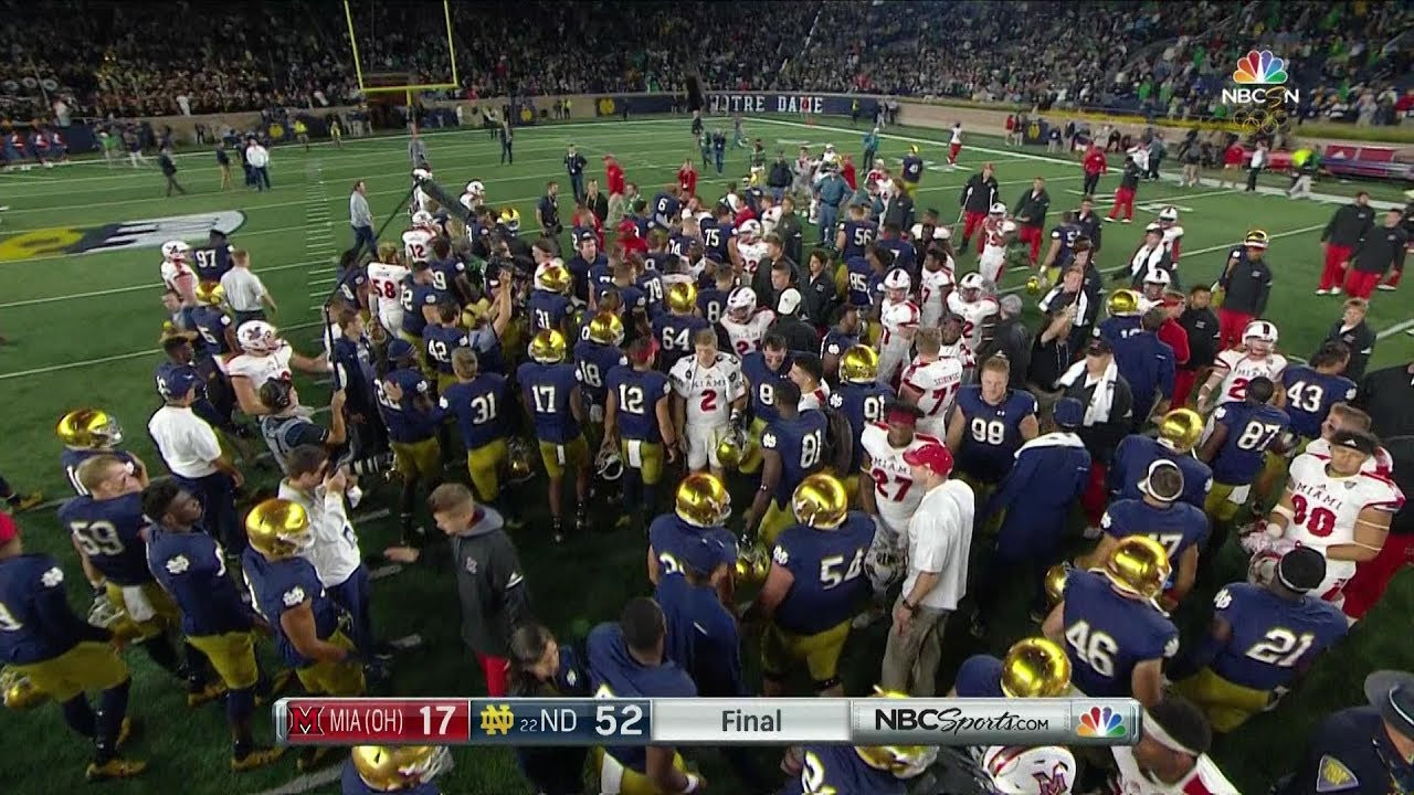 Notre Dame Football vs. Miami (Ohio) Highlights