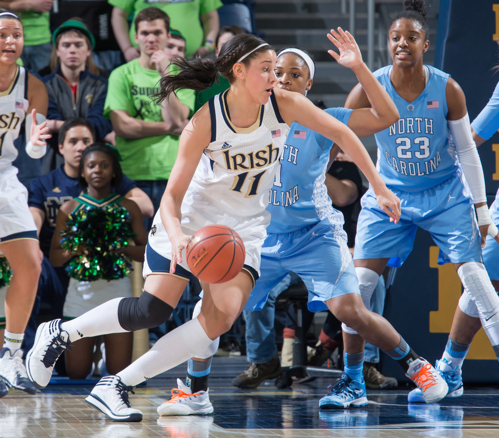 No. 2 Notre Dame vs. No. 14 North Carolina