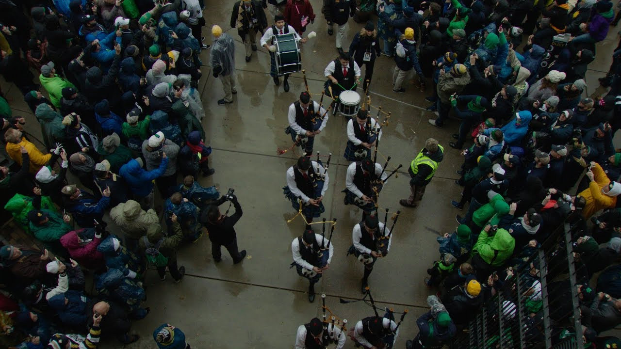 The Arrival | @NDFootball vs. Wake Forest (2017)