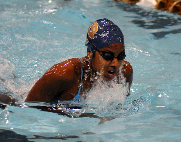 Irish swimmer Pat Duret's parents are from the Haitian capitol of Port-au-Prince and she has relatives who still live there.