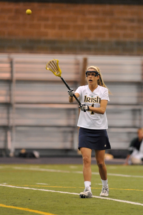 Jillian Byers had four goals and two assists in the 11-9 win over Cornell.  She equaled the Notre Dame single-season record with 74 goals on the season and is the second player in school history with 100 points in a year.