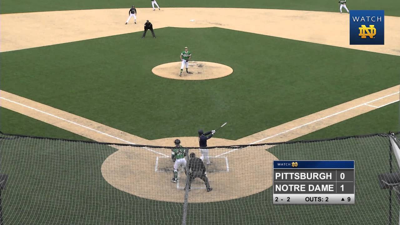 Notre Dame vs. Pittsburgh Baseball Highlights