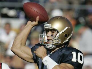 Senior Brady Quinn.