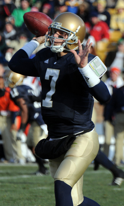 Sophomore QB Jimmy Clausen.