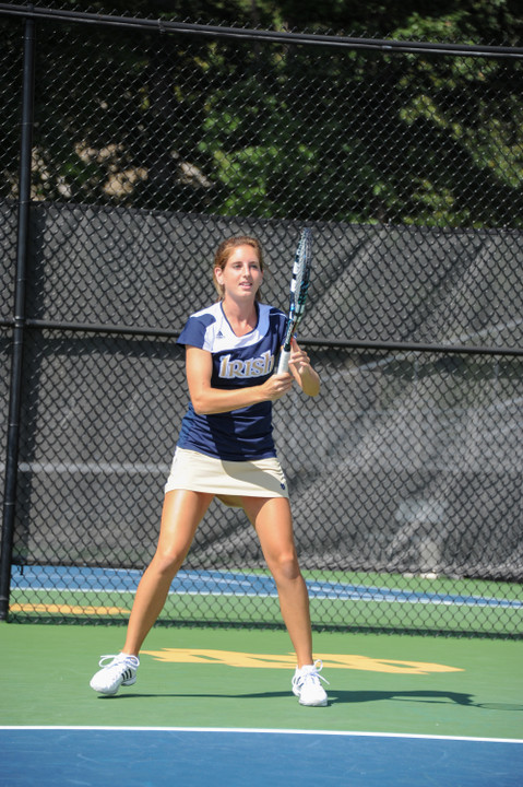 Jennifer Kellner's 6-2, 6-4 win clinched Notre Dame's 4-2 victory over Baylor Saturday