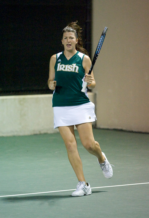 Senior Kali Krisik and the Irish will take on California Thursday in the NCAA Championship Round of 16.