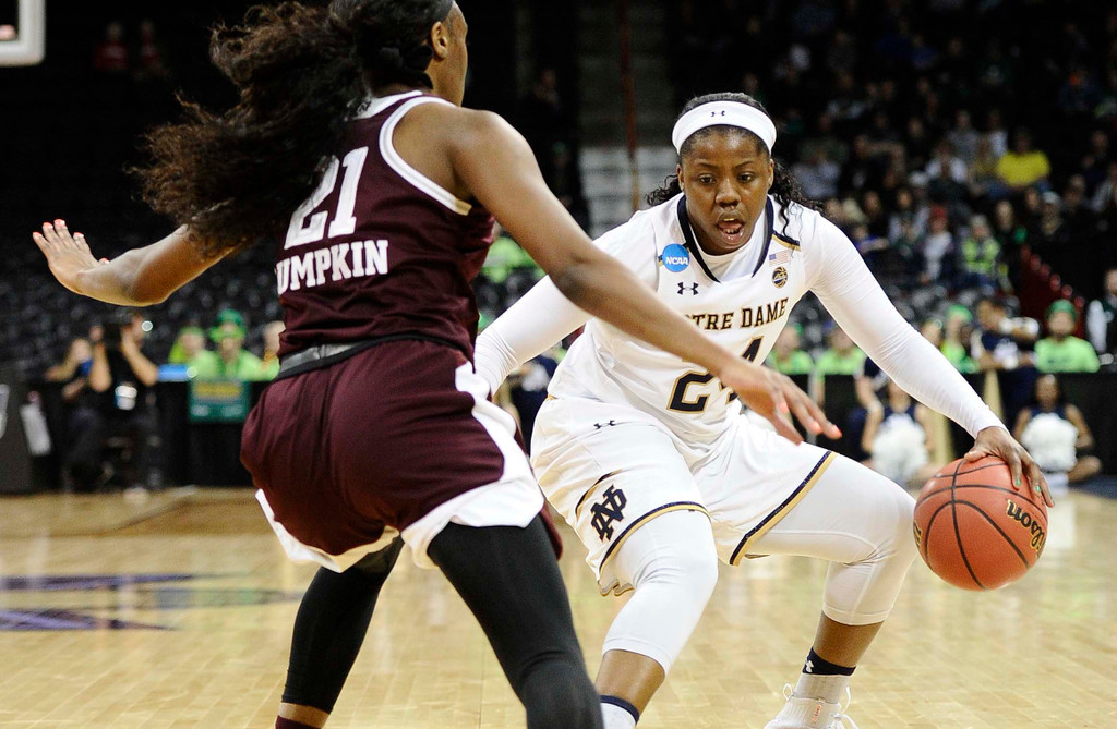 NCAA Sweet 16: ND WBB vs. Texas A&M (USATSI)