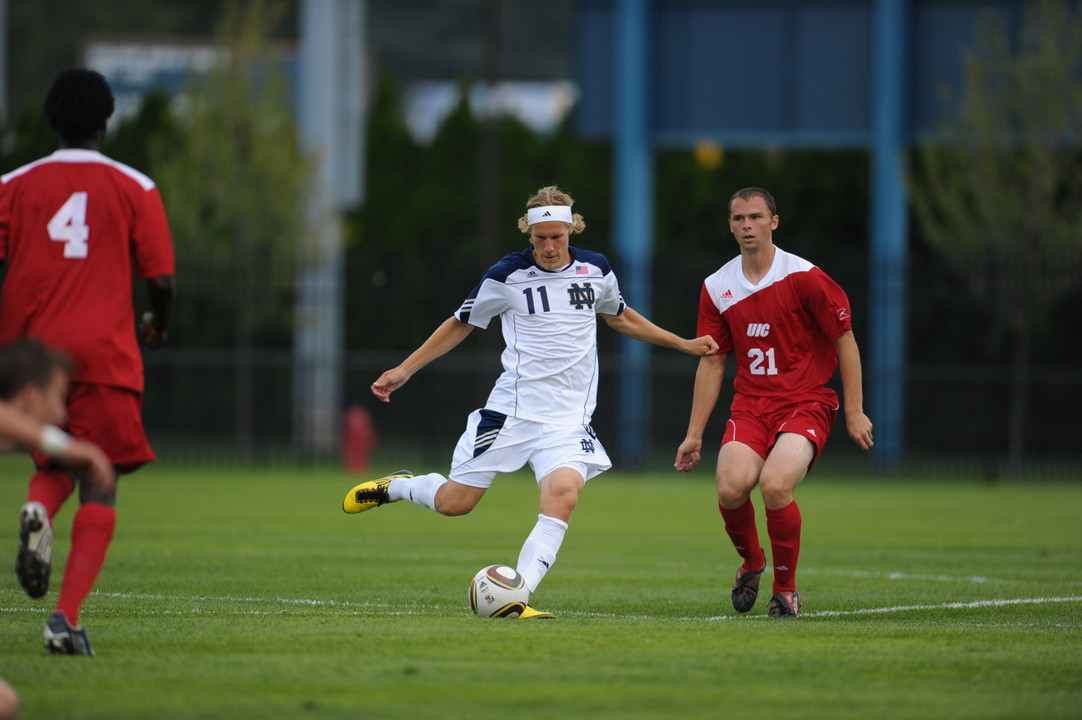 Men's soccer senior forward Steven Perry.