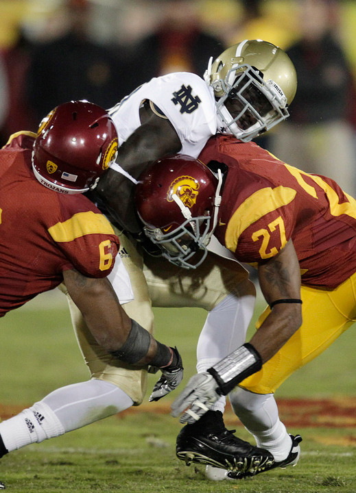 Cierre Wood and the Irish won 20-16 in their last visit to USC, in 2010