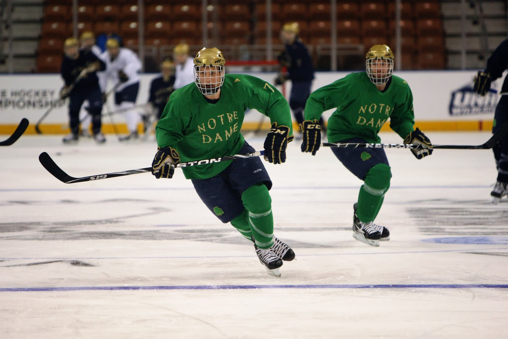 Notre Dame Hockey At The NCAA Hockey Northeast Regional