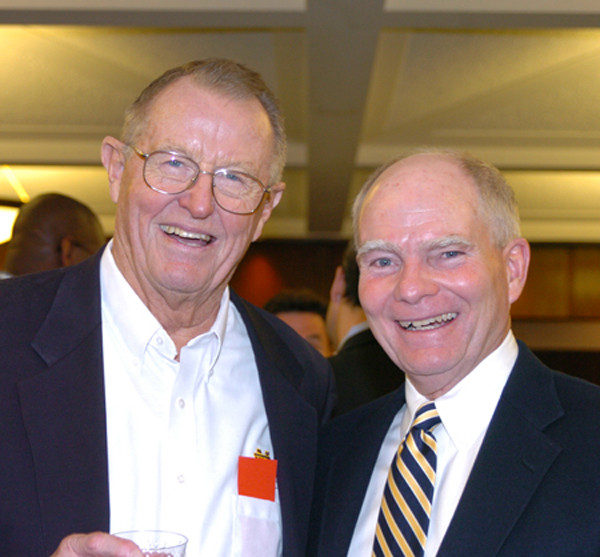 Frank Eck donated more than $35 million to his alma mater Notre Dame, with his primary gifts including the underwriting of the varsity tennis and baseball facilities.