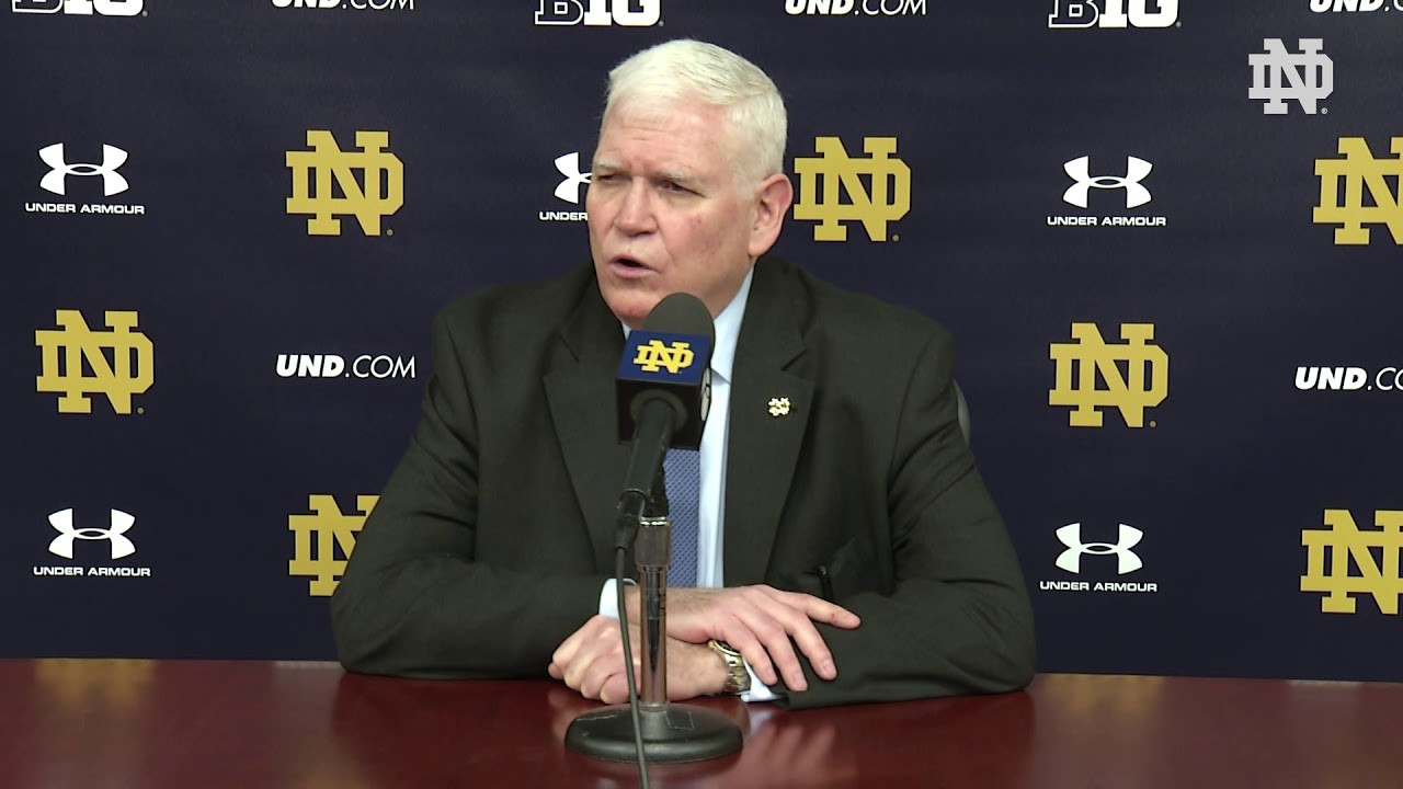 @NDHockey | Jeff Jackson Post-Game Press Conference vs. Wisconsin (2019)