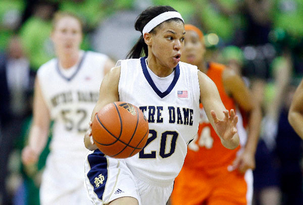 Ashley Barlow had 13 points versus West Virginia.