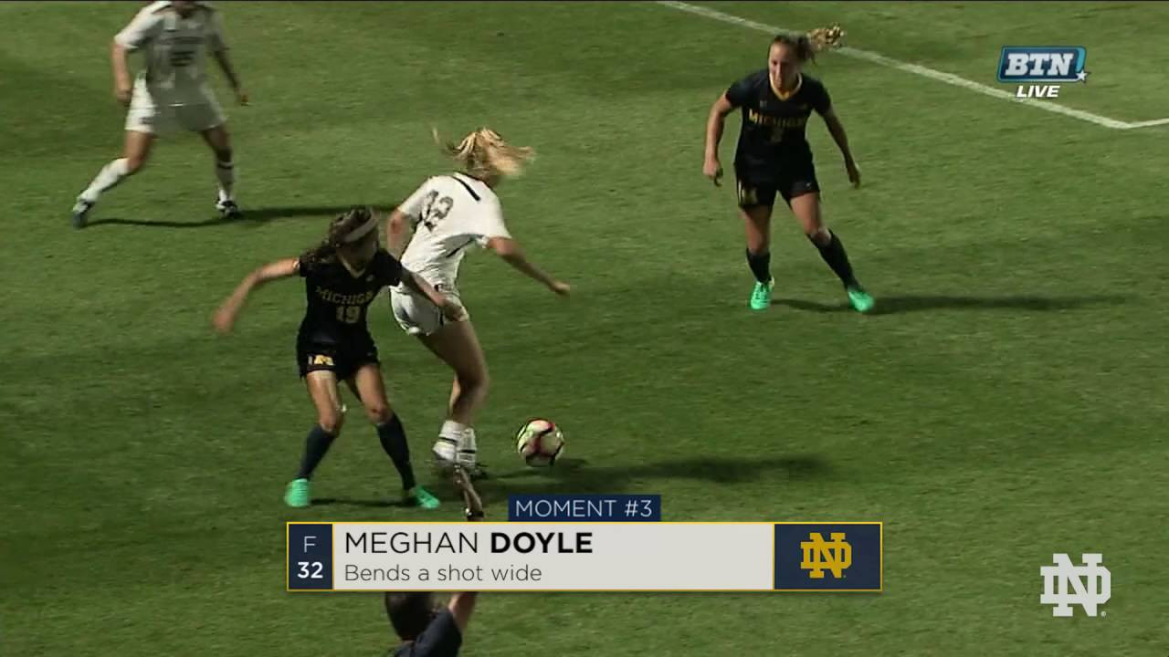 Top Moments: Notre Dame Women's Soccer vs. Michigan