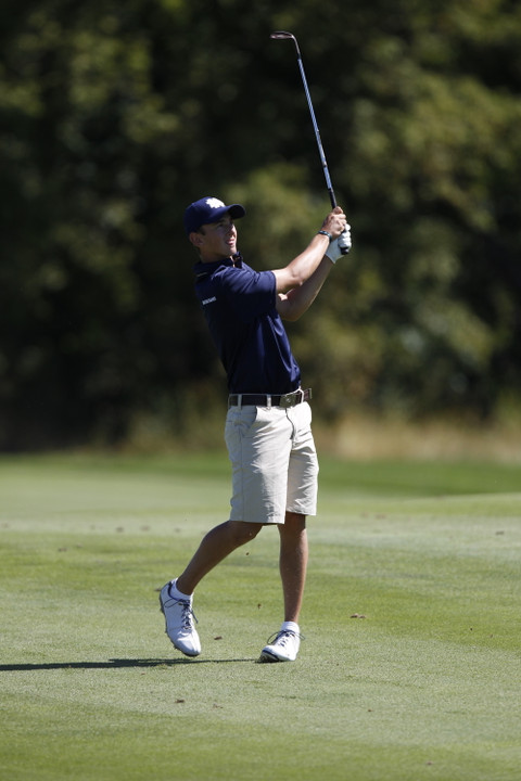 Freshman Thomas Steve was one of two Notre Dame players to tie for 20th place at 215 during the Talis Park Challenge