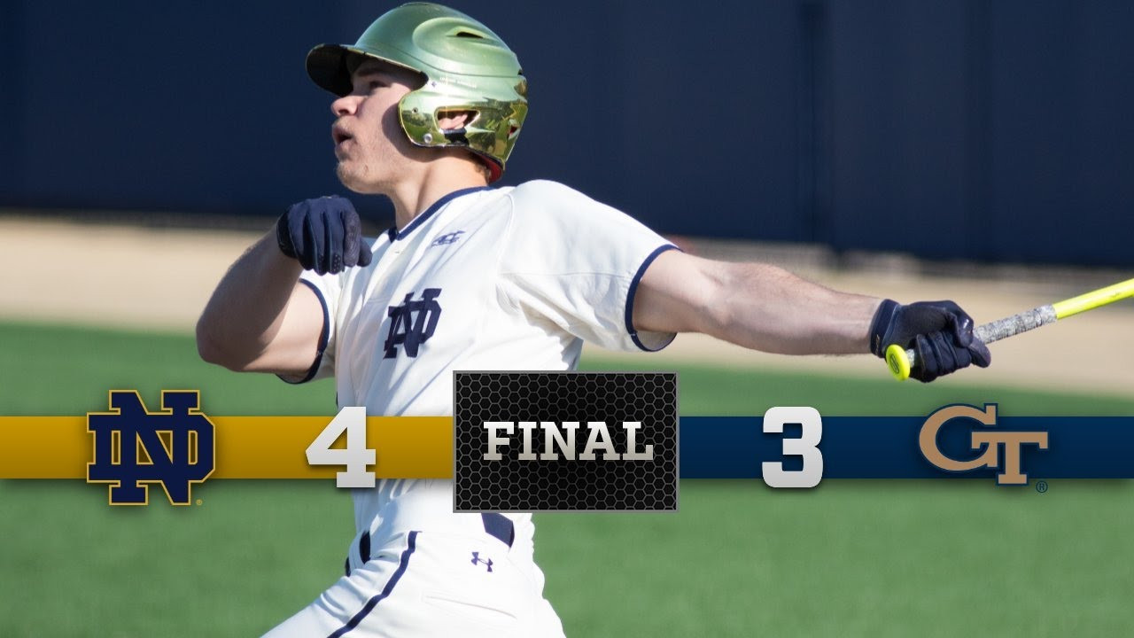 Highlights - Notre Dame Baseball vs. Georgia Tech Game 2
