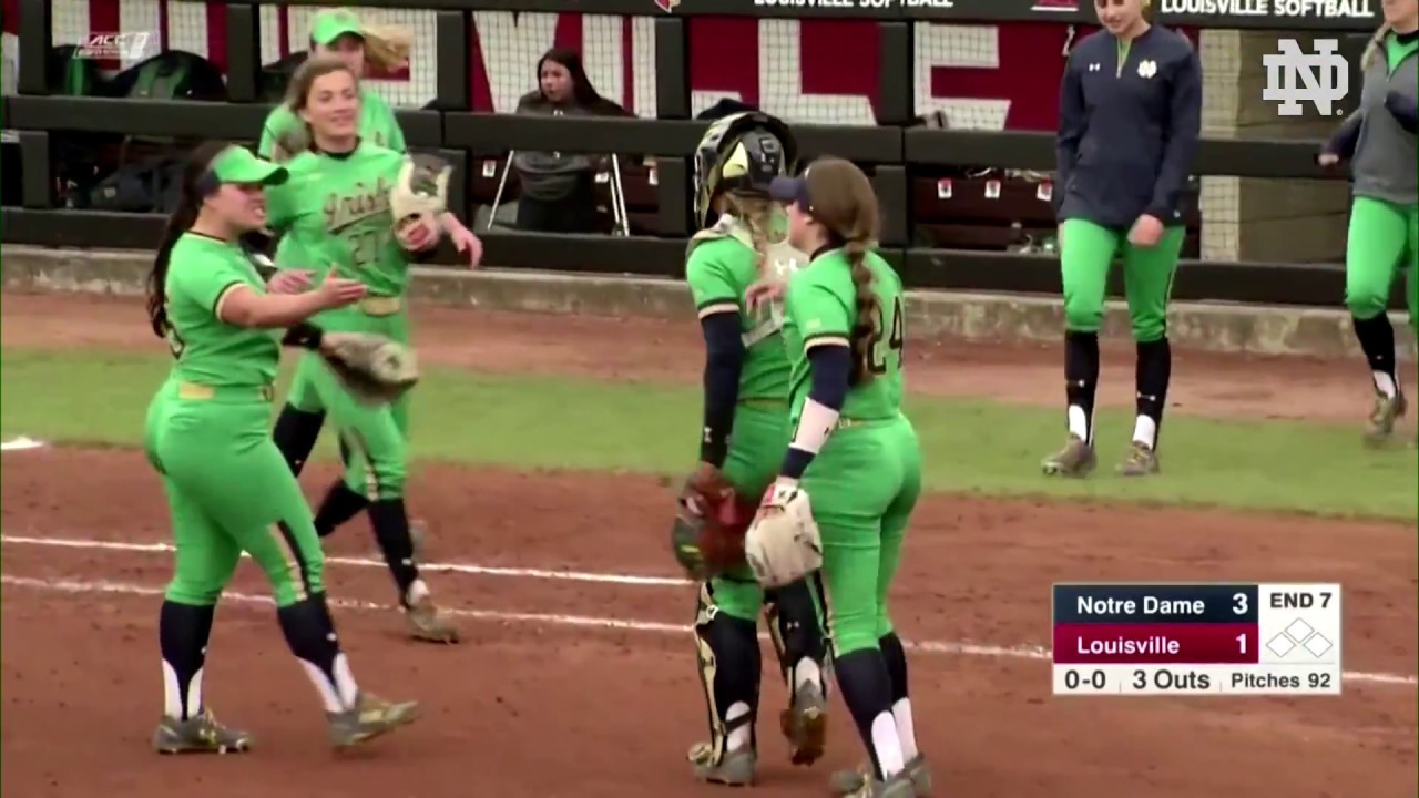 HIGHLIGHTS | @NDSoftball at Louisville Game 2