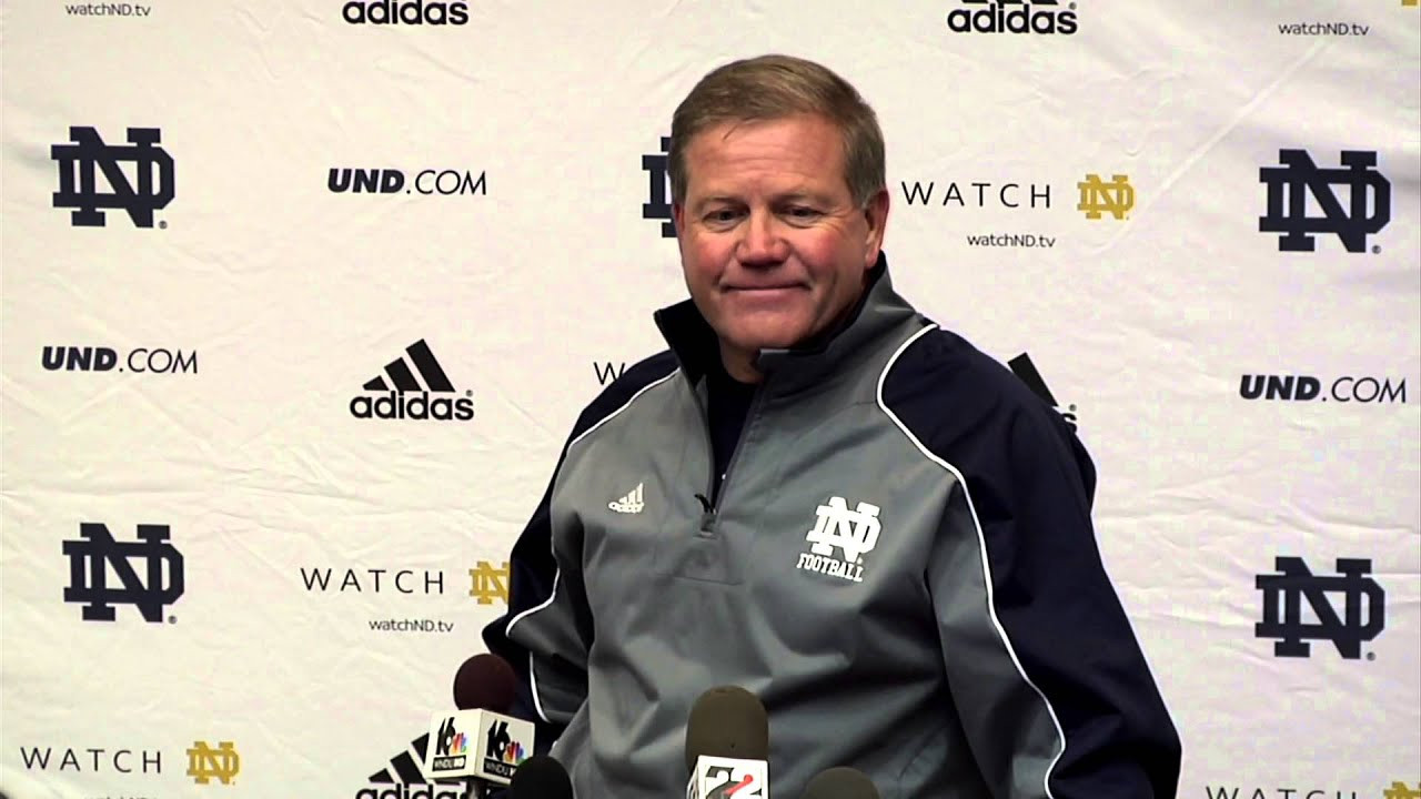 Coach Kelly Media Session - Oct. 17, 2013