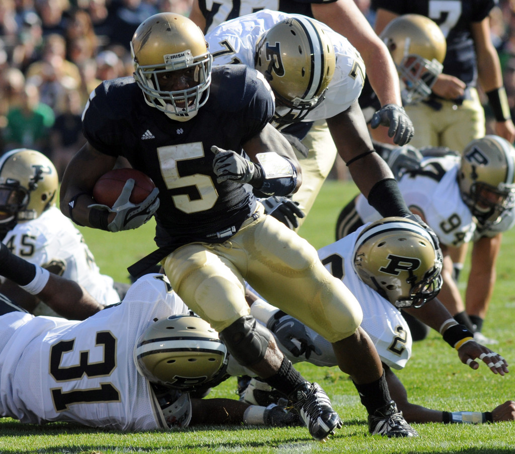 Irish Defeat Boilermakers, 38 - 21