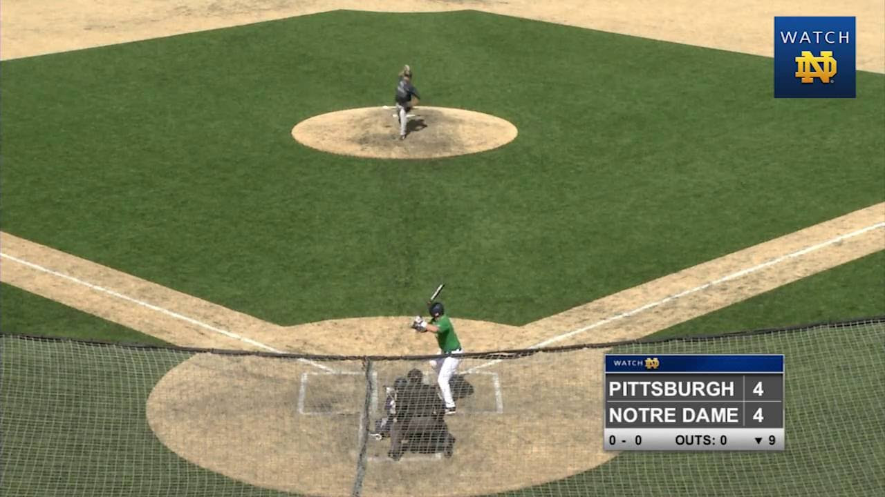 Notre Dame vs. Pittsburgh Baseball Highlights