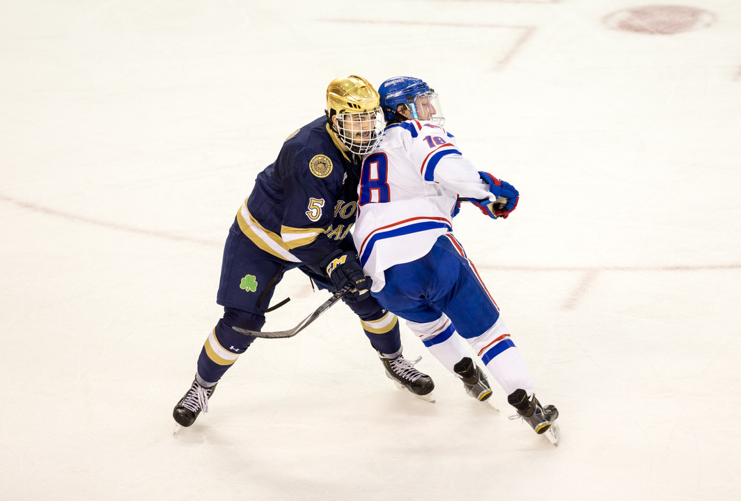 Two-way defenseman Robbie Russo earned both team MVP and Defensive Player of the Year honors from his teammates.