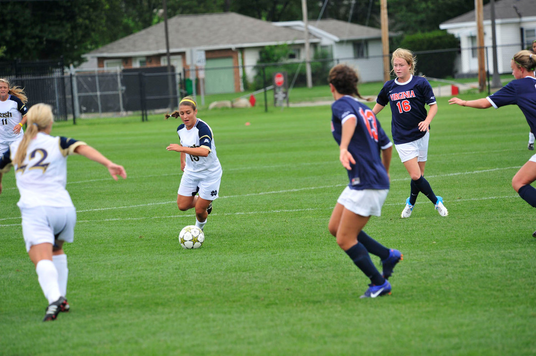 Sophomore midfielder Karin Simonian had a team-high five shots (one off her career best) in Notre Dame's 1-0 loss at Wisconsin on Friday night.