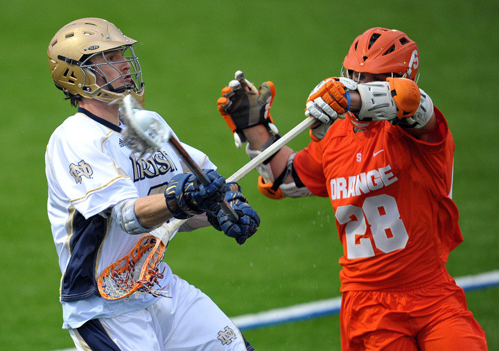 Mike Creighton and the Notre Dame defense held Syracuse scoreless for a stretch of 24:48, which began late in the first quarter.