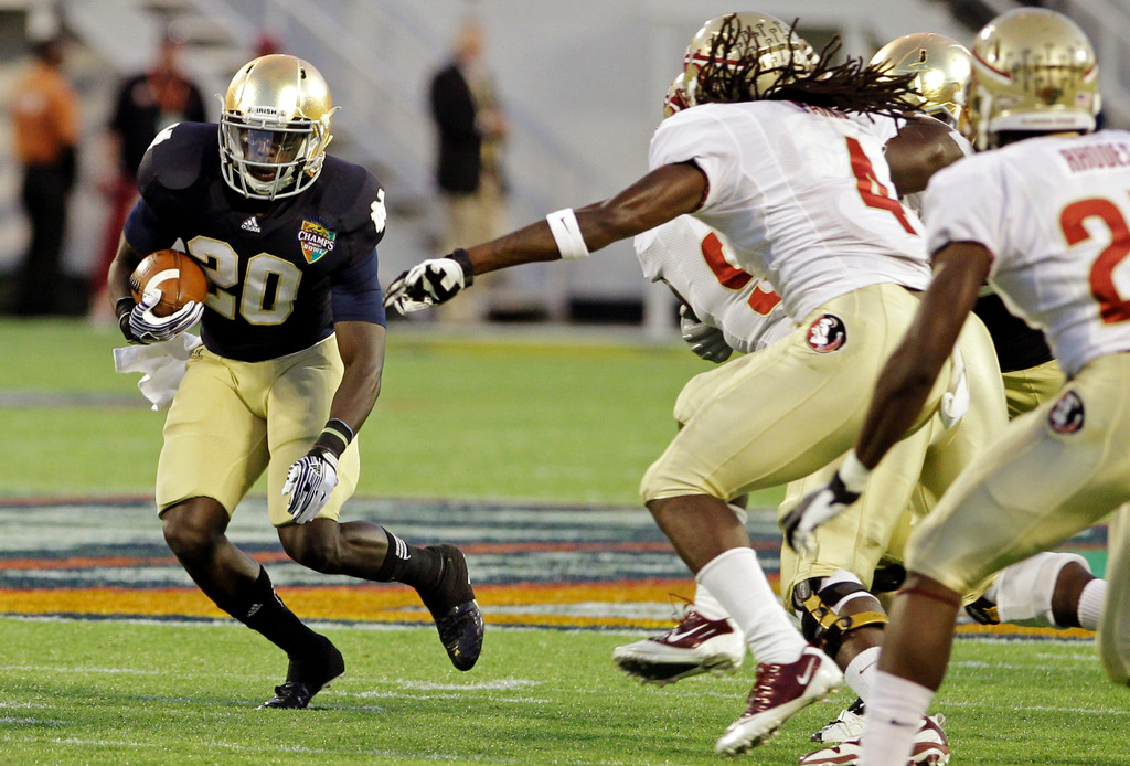 Irish Falter Down the Stretch, Lose to No. 25 FSU 18-14 (AP)
