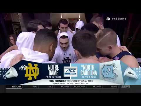 Highlights | @NDmbb vs. UNC (2018)