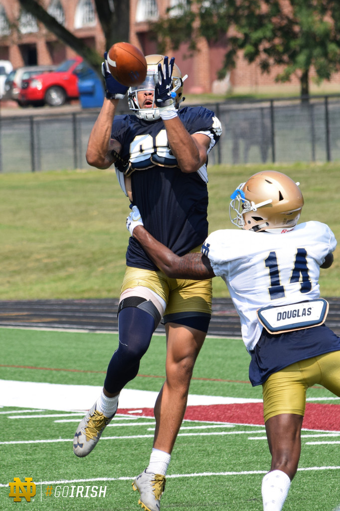 2017 Notre Dame Football Fall Camp - Practice Three