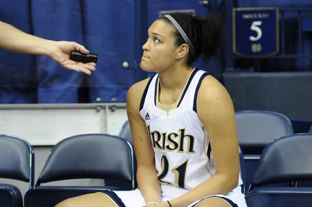 Notre Dame Women's Basketball Media Day 10-11-2012