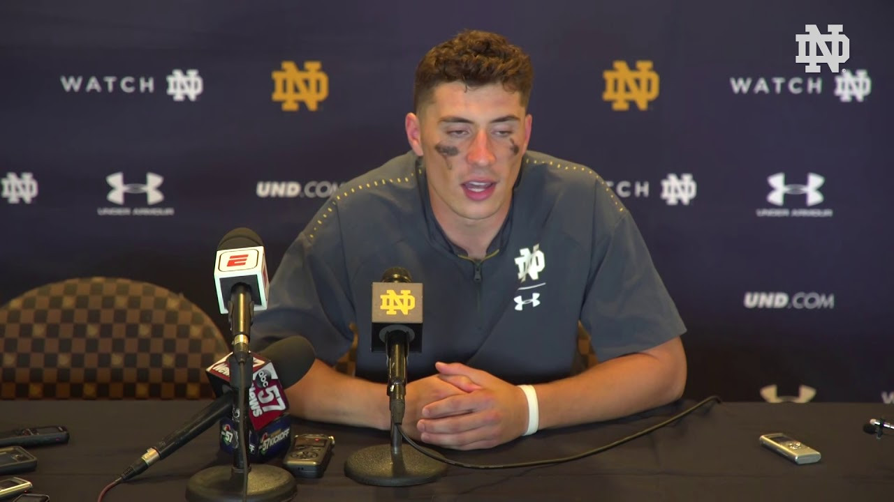 @NDFootball | Ian Book Post-Game Press Conference vs. Wake Forest (2018)
