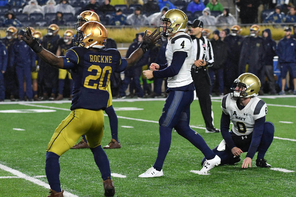Notre Dame vs. Navy (USATSI)