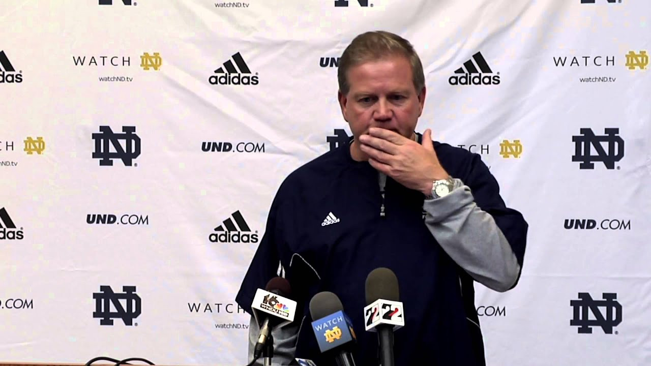 Coach Kelly Media Session - Oct. 24, 2013