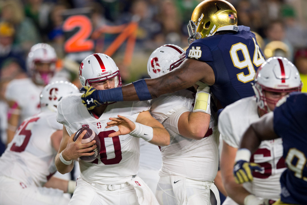 Notre Dame 10, Stanford 17