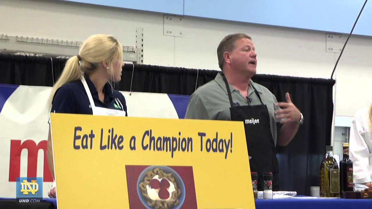 Cooking With Coach Kelly - Notre Dame Football