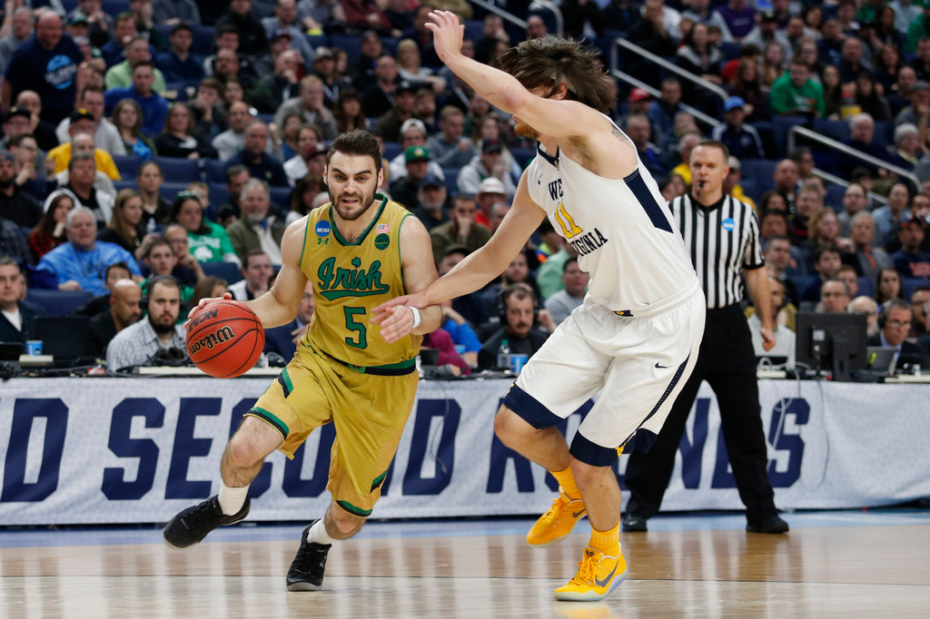 Notre Dame 71, West Virginia 83 (NCAA Second Round)