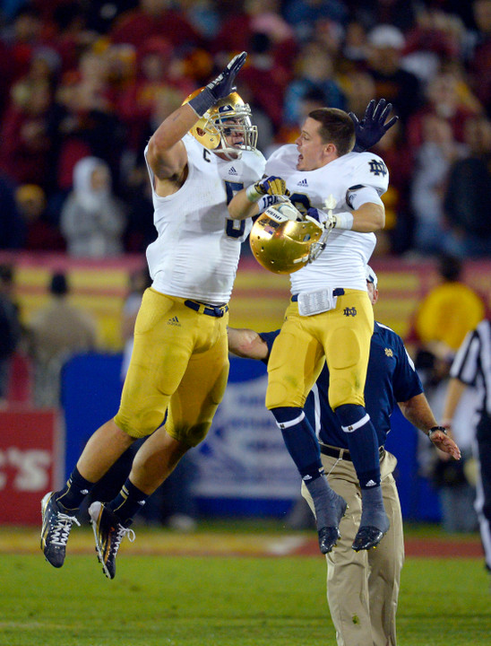 Senior co-captain Manti Te'o.