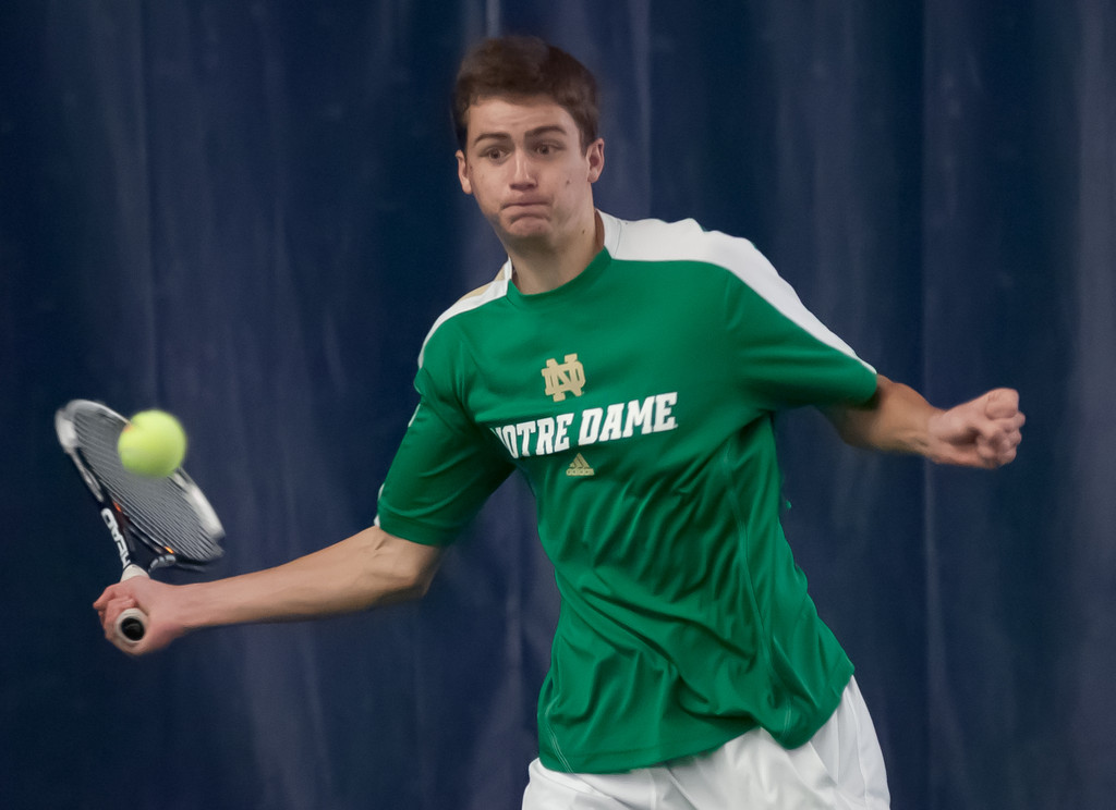 Notre Dame Men's Tennis vs Duke on 02-03-2013