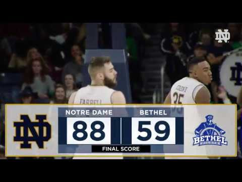HIGHLIGHTS: @NDMBB vs Bethel
