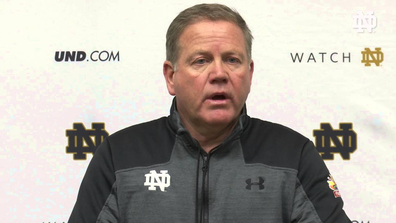 FB Brian Kelly Media Availability April 6, 2016