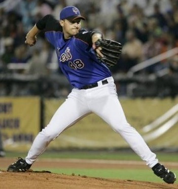 Former Irish standout Aaron Heilman is one of the many Notre Dame baseball players to wear the clover.